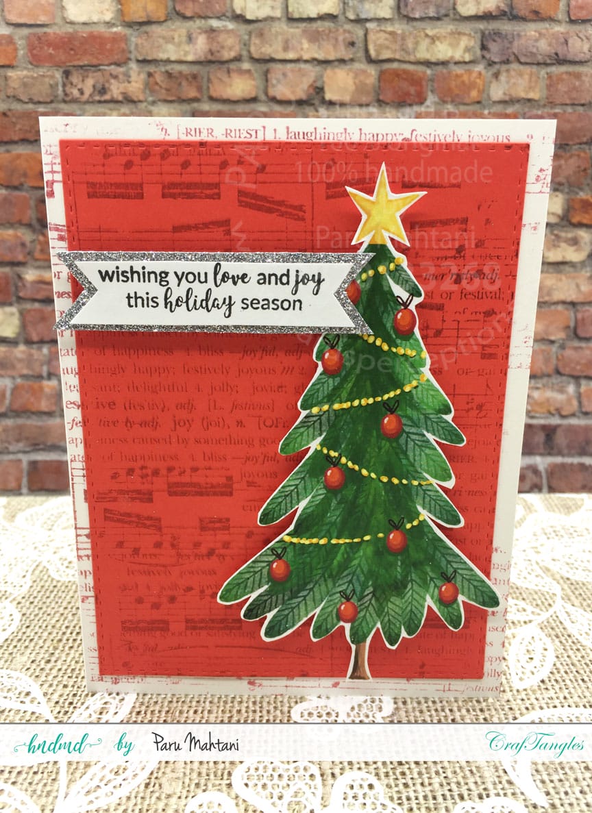 CrafTangles Elements Pack - Watercolor Christmas (3 sheets of A4) Paru Christmas Watercolor 3 Paru_Christmas_Watercolor_3