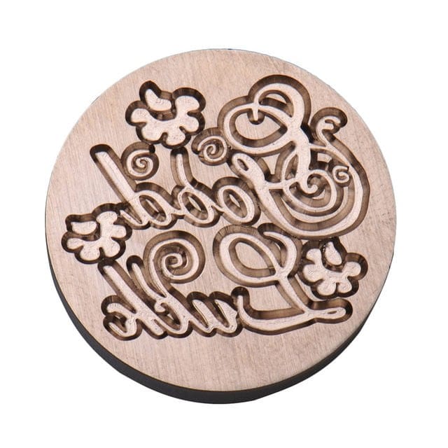 Wax Seal Stamp with single wax stick - Good Luck RAVWSS RAVWSS-GL_wax_seal_good_luck_1