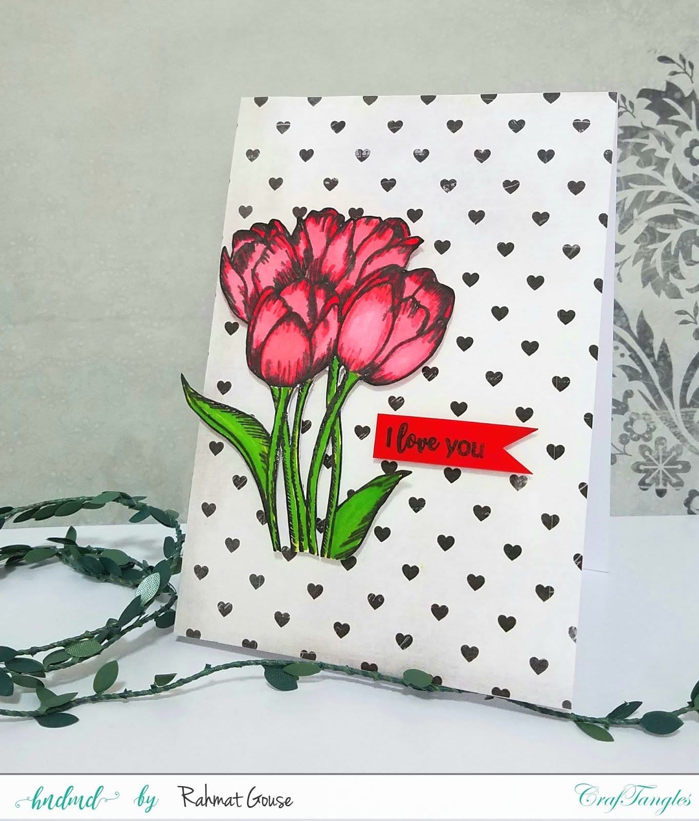 CrafTangles Photopolymer Stamps - Just a Note Rahmat 17Jan 1 Rahmat_17Jan_1