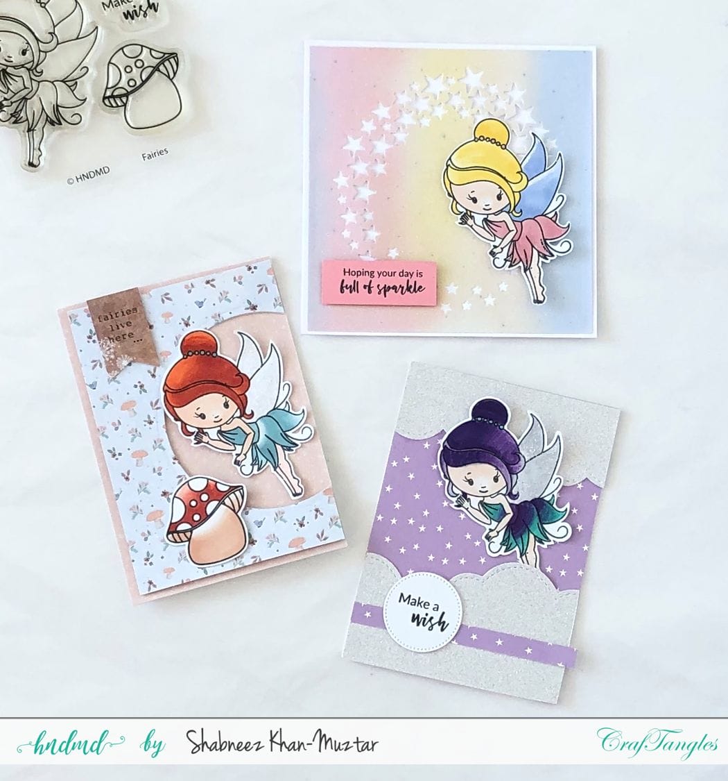 CrafTangles Photopolymer Stamps - Fairies Shabneez Fairies Shabneez_Fairies