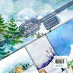 CrafTangles Decoupage Paper Pack  - Winter Wonderland (12 by 12 inch) - 4 sheets