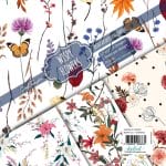 CrafTangles Decoupage Paper Pack  - Wispy Flowers (12 by 12 inch) - 4 sheets
