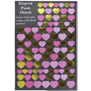 Journal Foiled Heart Stickers (YCLJ-1)
