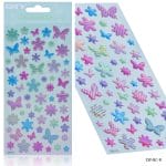 Butterflies and Flowers Stickers (ZW-BC-B-1)