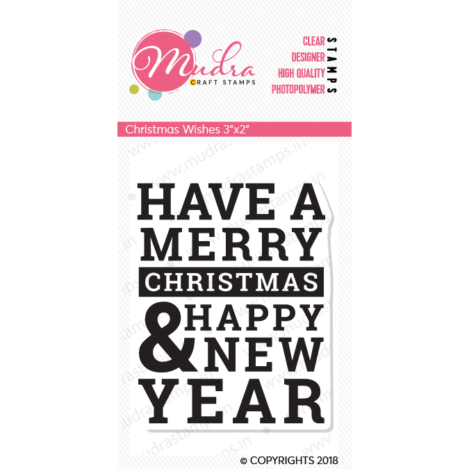 Mudra Craft Stamps - Christmas wishes christmas wishes 01 Mudra Craft Stamps - Christmas wishes