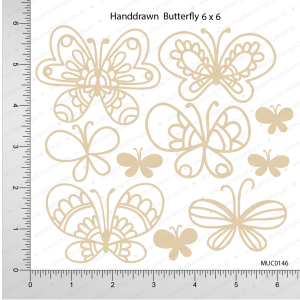 Mudra Chipzeb - Handdrawn Butterfly