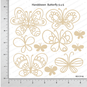 Mudra Chipzeb - Handdrawn Butterfly
