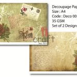 Rice Paper Pack A4 - Deco 001