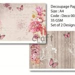 Rice Paper Pack A4 - Deco 002