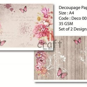Rice Paper Pack A4 - Deco 002