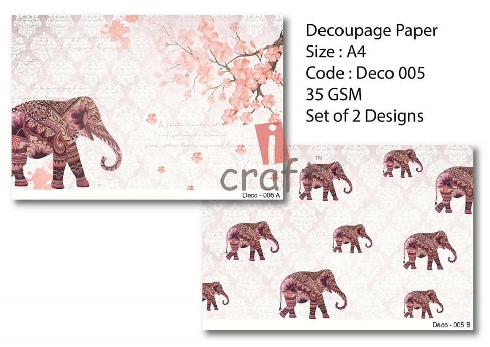 Rice Paper Pack A4 - Deco 005