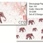 Rice Paper Pack A4 - Deco 005
