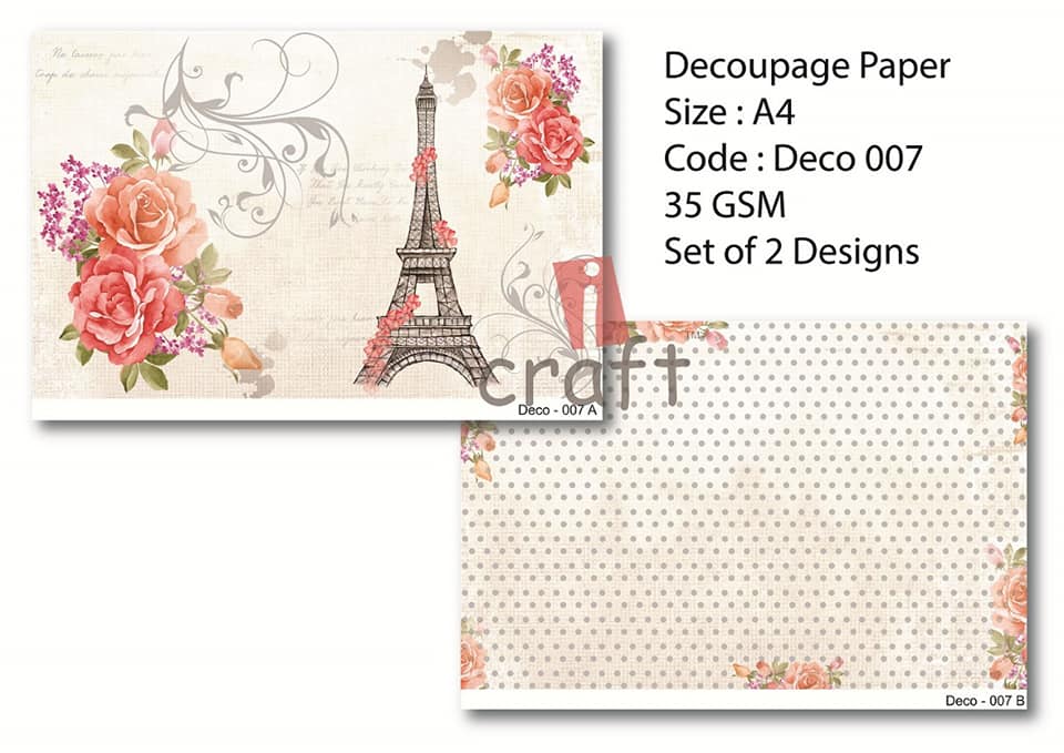 Rice Paper Pack A4 - Deco 007