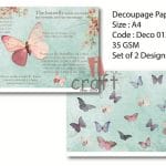 Rice Paper Pack A4 - Deco 012