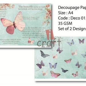 Rice Paper Pack A4 - Deco 012