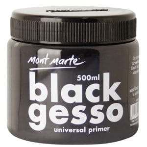 Mont Marte Acrylic Gesso Black (500 ml)