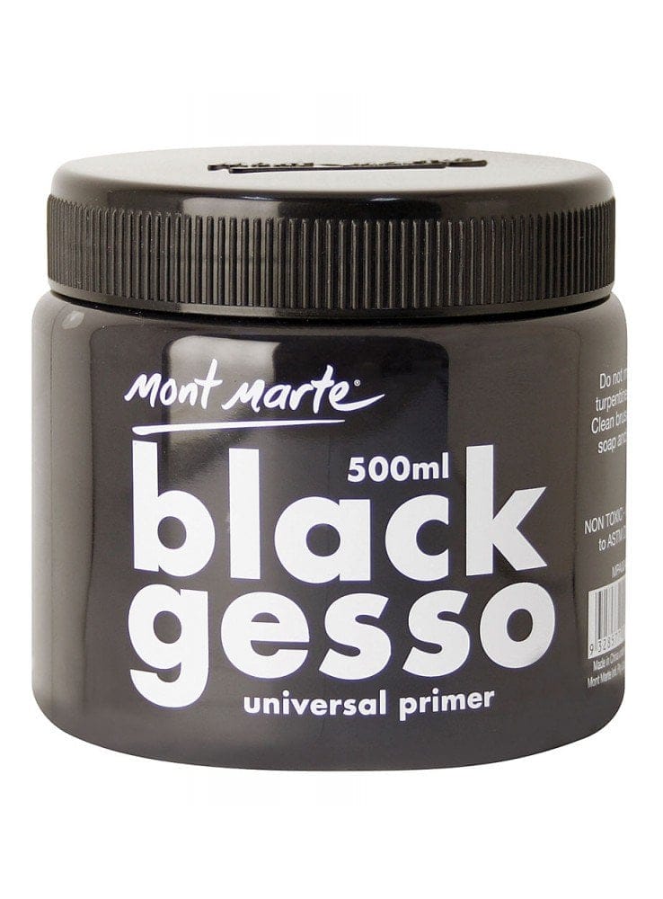 Mont Marte Acrylic Gesso Black (500 ml)