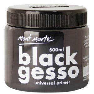 Mont Marte Acrylic Gesso Black (500 ml)