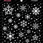 Mudra Stencils - Snowflakes