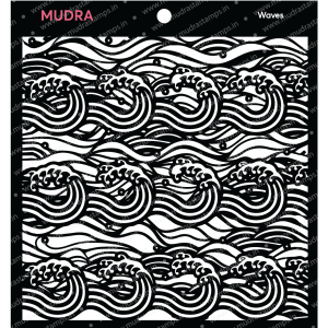 Mudra Stencils - Waves