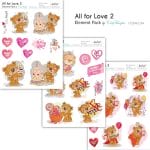 CrafTangles Elements Pack  - All for Love 2 (3 sheets of A4)