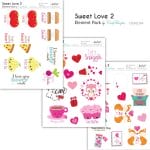 CrafTangles Elements Pack  - Sweet Love 2 (3 sheets of A4)