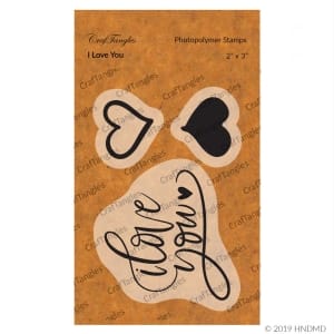 CrafTangles Photopolymer Stamps - I Love You