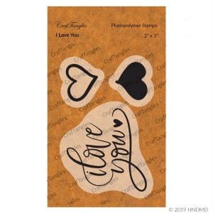 CrafTangles Photopolymer Stamps - I Love You