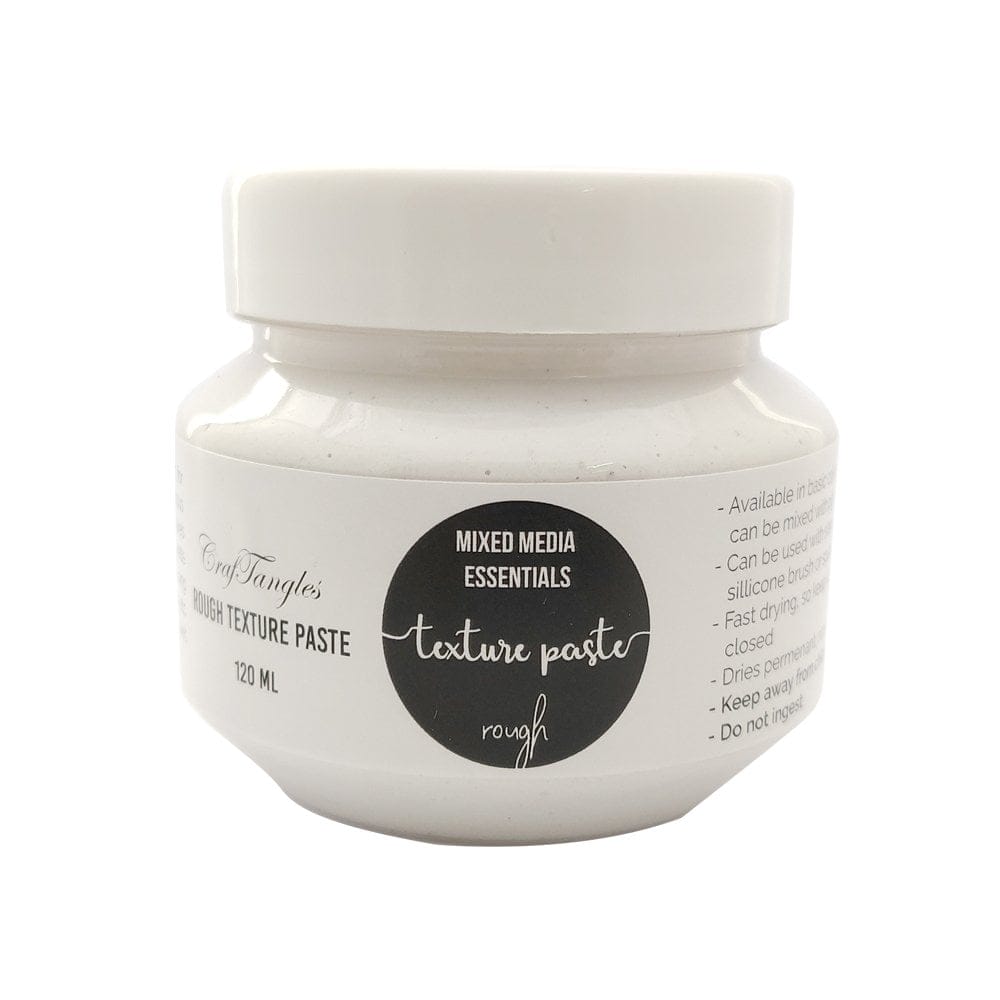 CrafTangles mixed media essentials - Texture Paste - Rough (120 ml) CrafTangles Texture Paste Rough CrafTangles mixed media essentials - Texture Paste - Rough (120 ml)