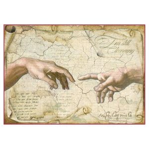 Stamperia Rice Paper A4 - Michelangelo