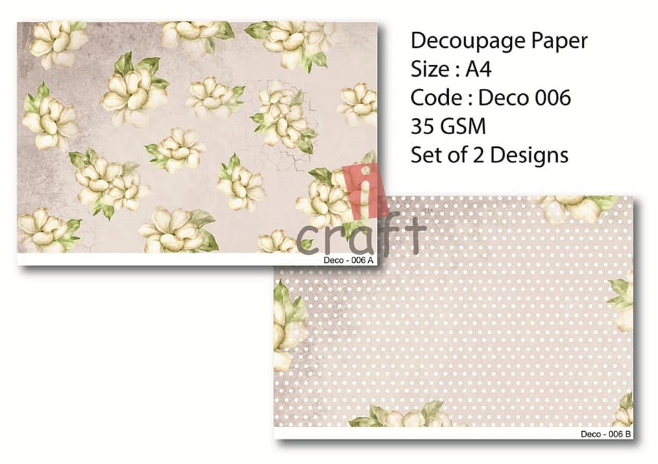 Rice Paper Pack A4 - Deco 006