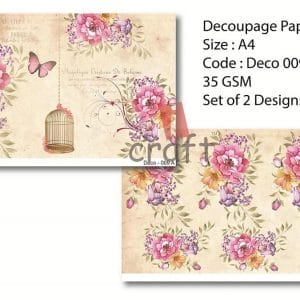 Rice Paper Pack A4 - Deco 009