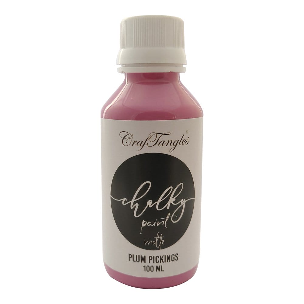 CrafTangles Chalk Paint - Plum Pickings (100 ml) Plum Pickings Craftangles chalky paint CTCPPP100 CrafTangles Chalk Paint - Plum Pickings (100 ml)