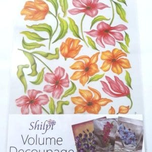 Shilpi Transparent Sospeso / Volume Decoupage Sheet - Freesia