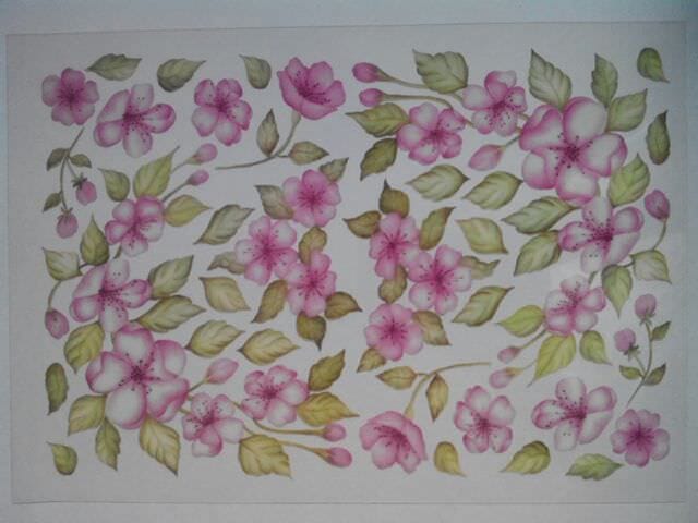 Shilpi Transparent Sospeso / Volume Decoupage Sheet - Pink Beauty