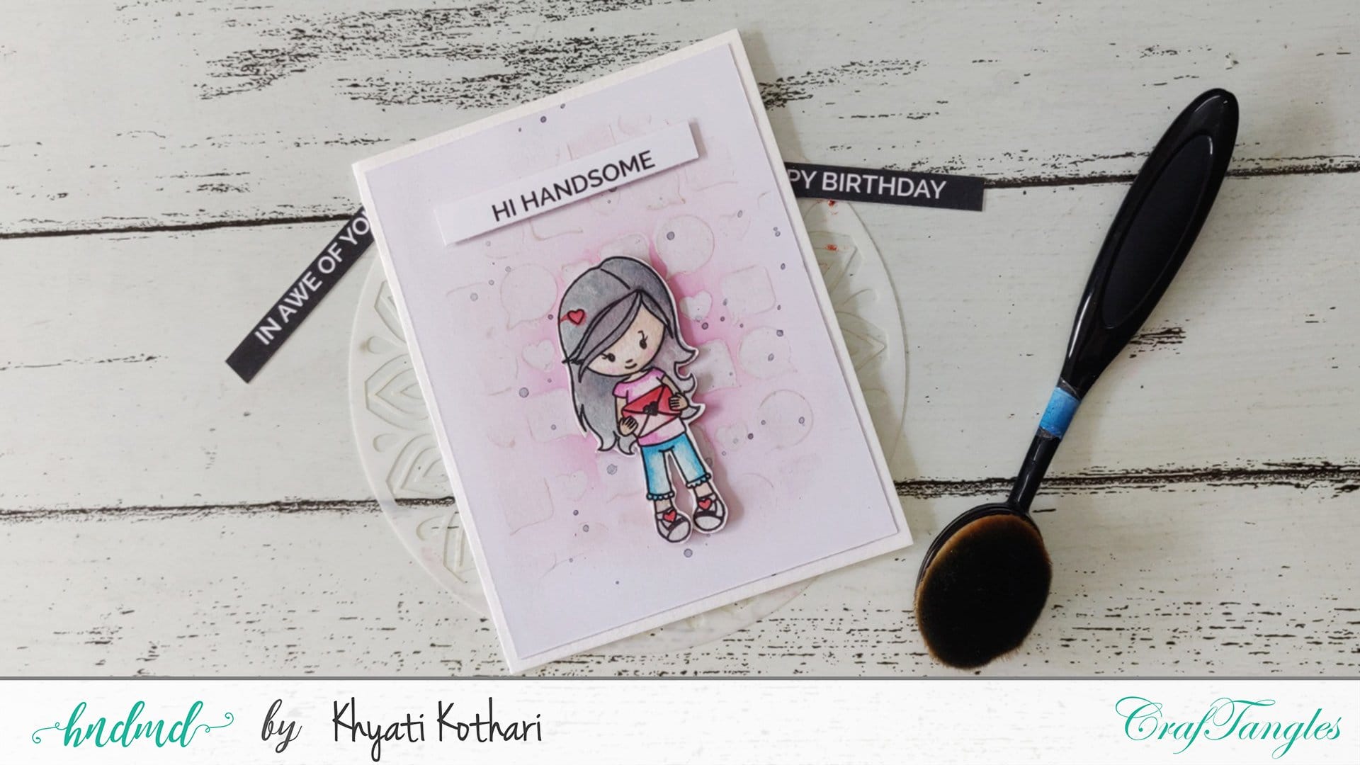 CrafTangles Sentiment Sheets - Love Sentiments 2 (2 sheets of A4) Stencil101 Day19 4 Stencil101-Day19-4