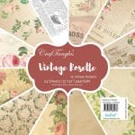 CrafTangles Scrapbook Paper Pack - Vintage Rosette (12"x12")