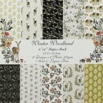 Winter Woodland - B Scrapbook Paper (Pack of 20 sheets) - 6 by 6 inch