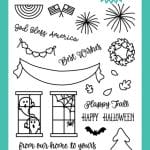 Avery Elle Clear Stamp - Welcome Home