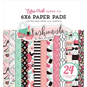 EchoPark paper pad - Fashionista (6by6 inch)