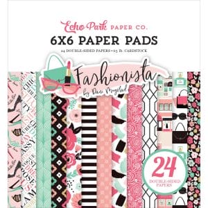 EchoPark paper pad - Fashionista (6by6 inch)