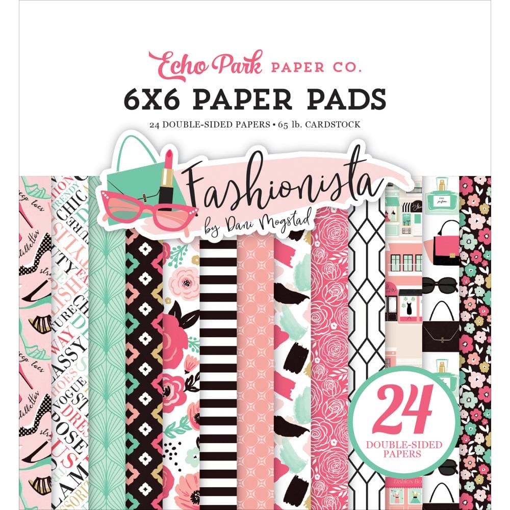 EchoPark paper pad - Fashionista (6by6 inch) echo park paper pack fashionista 6by6 EchoPark paper pad - Fashionista (6by6 inch)