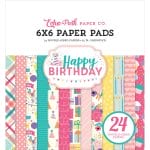 EchoPark paper pad - Happy Birthday Girl (6by6 inch)