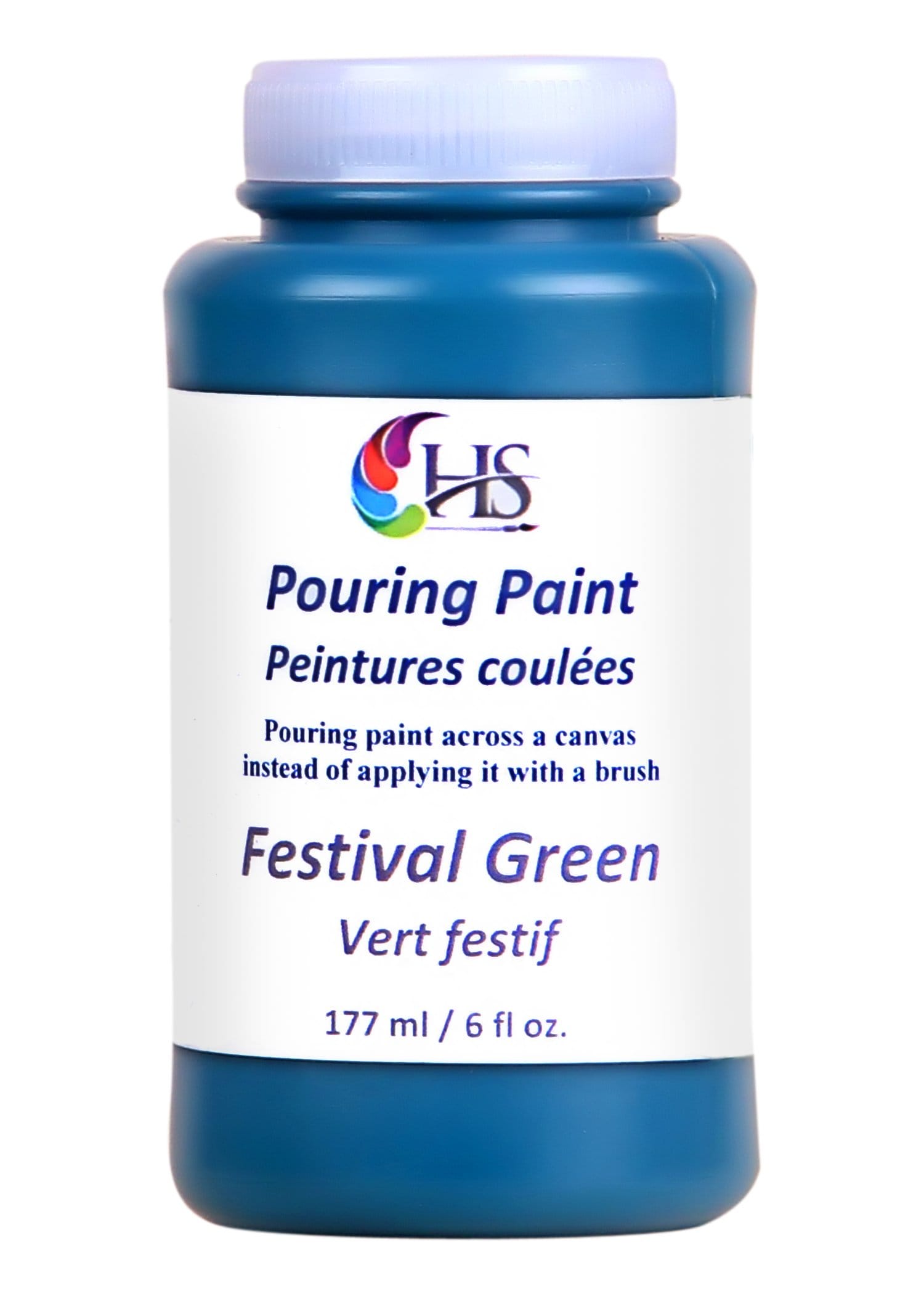 Hakims Pouring Paint - Festival Green hakimi pour paints Festival Green Hakims Pouring Paint - Festival Green