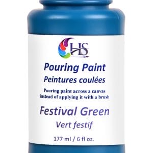 Hakims Pouring Paint - Festival Green