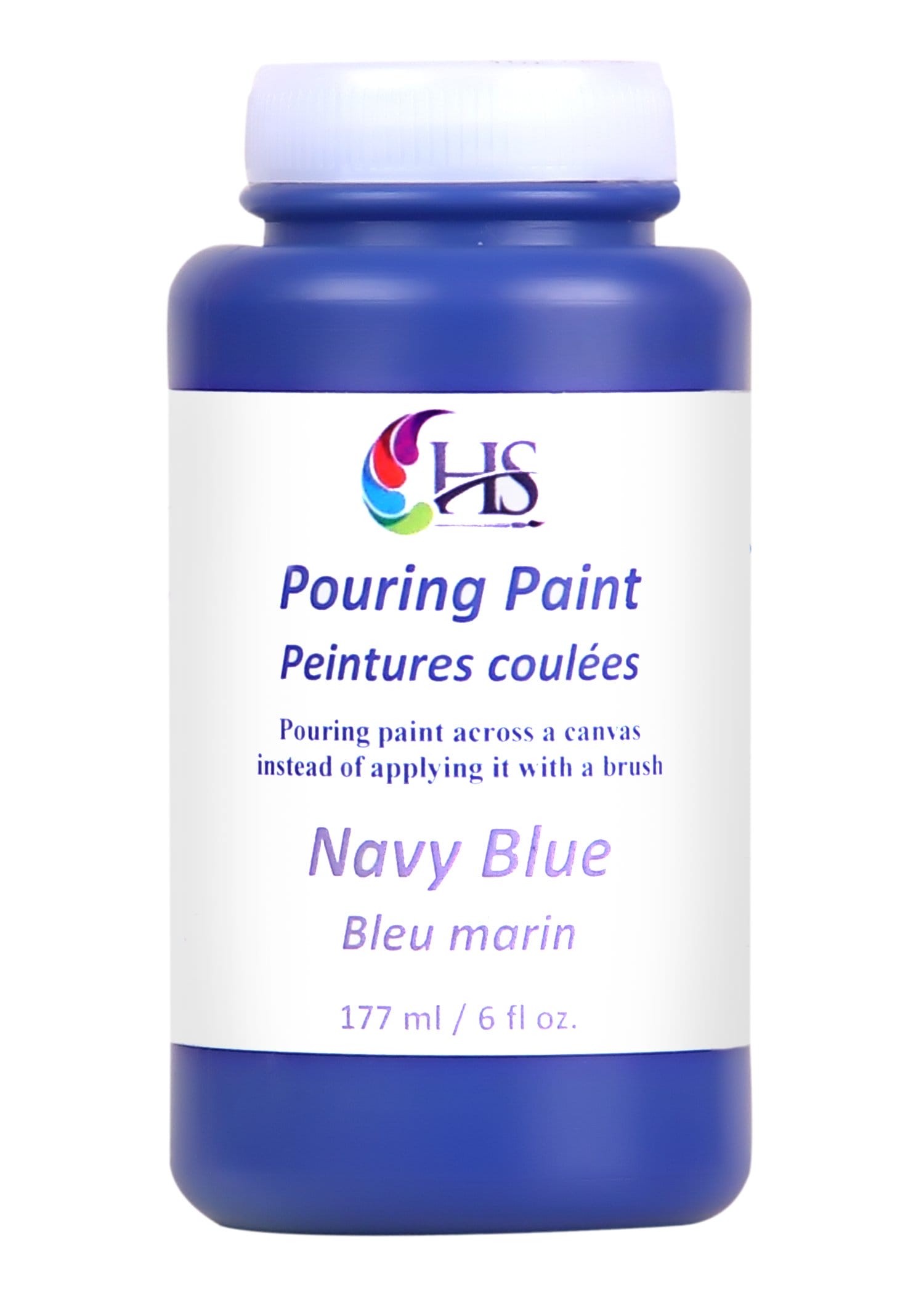 Hakims Pouring Paint - Navy Blue