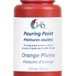Hakims Pouring Paint - Orange Plume