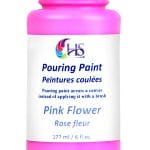Hakims Pouring Paint - Pink Flower