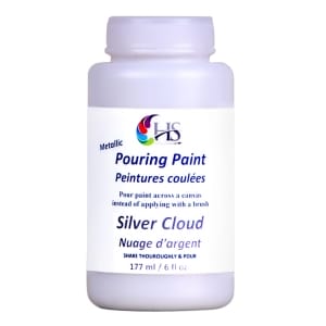 Hakims Pouring Paint - Silver Cloud