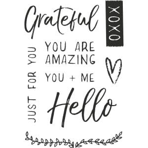 KaiserCraft Clear Stamps 6"X4" - Fleur